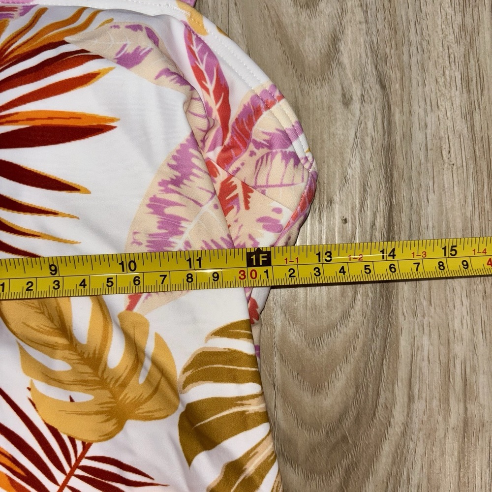 Cupshe Tropical Print One Piece Swimsuit Size M - Picture 5 of 7
